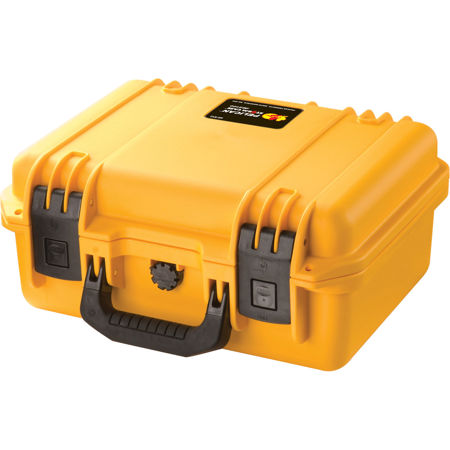 Pelican iM2100 Case, Watertight, Padlockable Case, with Multilayer Cubed Foam Interior, Yellow