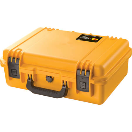 Pelican iM2300 Case, Watertight, Padlockable Case, No Foam or Divider Interior, Yellow