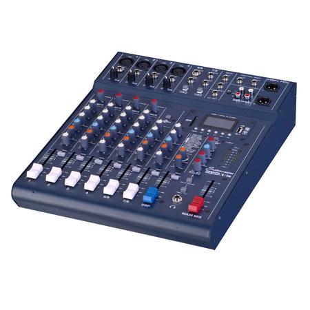 Studiomaster CLUB XS 8 8-Channel Portable Compact Mixing Console with USB, Bluetooth, DSP Effect