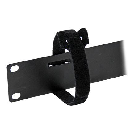 StarTech 1U Hook & Loop 4 Loop Horizontal Server Rack Cable Management Panel