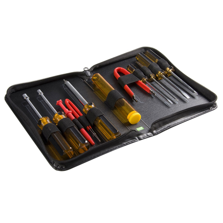 StarTech 11 Piece PC Computer Tool Kit with Carrying Case, Black
