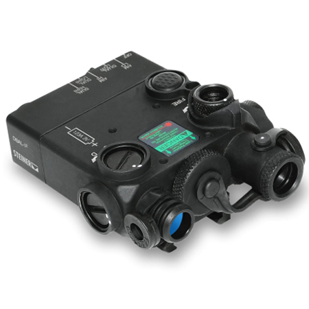 Steiner Intelligent Dual Beam Visible Green/IR Aiming Laser, Black