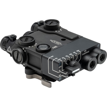 Steiner Advanced 3 Class 1/3R Civilian Dual Beam Visible Green/IR Aiming Laser Sight with IR Illuminator, Black
