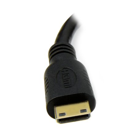 StarTech 8" 19 Pin Mini HDMI Male to 25 Pin DVI-D Female Adapter, 30/32 AWG