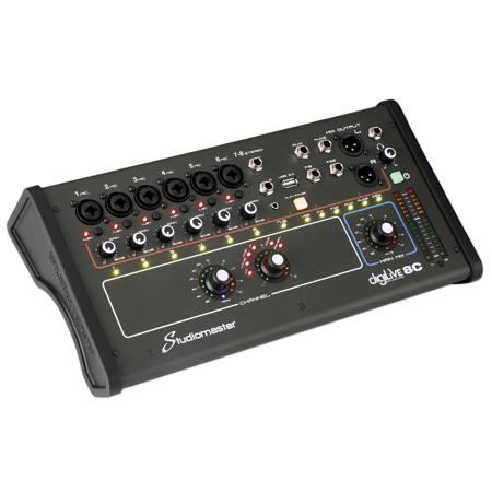 Studiomaster digiLivE 8C 8-Channel Analog Digital Mixing Console