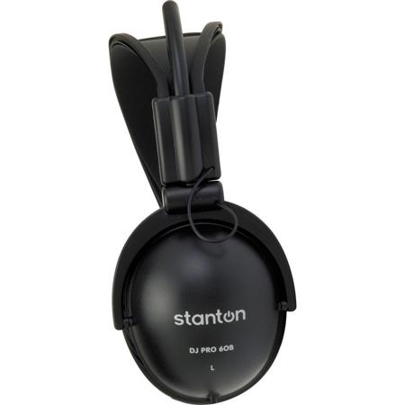 Stanton DJ PRO 60 Stereo Headphones, 3.5mm Jack, Black