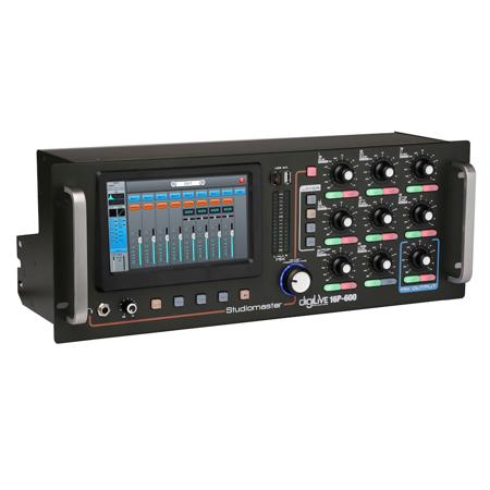 Studiomaster digiLivE 16 P-600 16-Ch Digital Mixing Console with 600W Amplifier