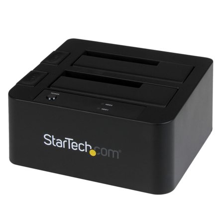 StarTech USB 3.0/eSATA Dual Hard Drive Docking Station with UASP for 2.5/3.5" SATA SSD/HDD
