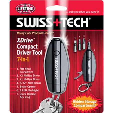 Swiss+Tech DTCSBK 7-in-1 Xdrive Compact Driver Tool