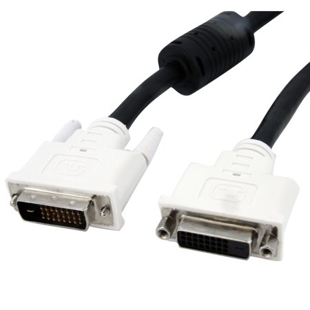 StarTech 10' Dual Link Monitor Extension Cable with 25 Pin DVI-D Female to 25 Pin DVI-D Male Connector, 28 AWG