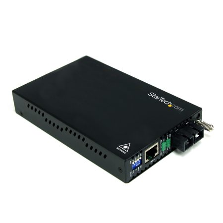 StarTech 10/100 Mbps Multi Mode SC Fiber Media Converter, 2km Maximum Transfer Distance