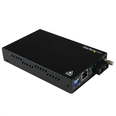 StarTech 1000 Mbps Gigabit Multi Mode SC Fiber Media Converter, 550m Maximum Transfer Distance