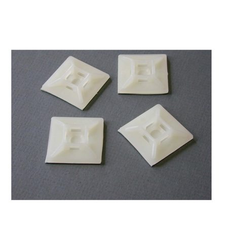 StarTech Self-Adhesive Nylon Cable Tie Mount, 100 Pack