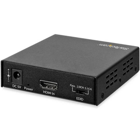 StarTech HDMI Audio Extractor with 4K 60Hz Support, Black