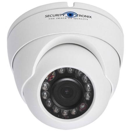 Securitytronix ST-HD-TD3.6 1MP Outdoor HD Turret Dome Camera, White Housing