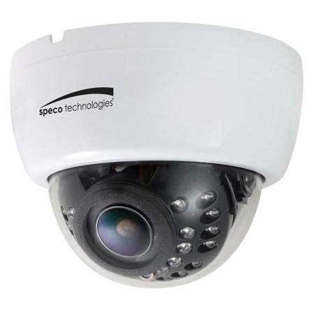 Speco Technologies HLED33D1 960H Dual Voltage Dome Camera, 2.8-12mm Lens, White