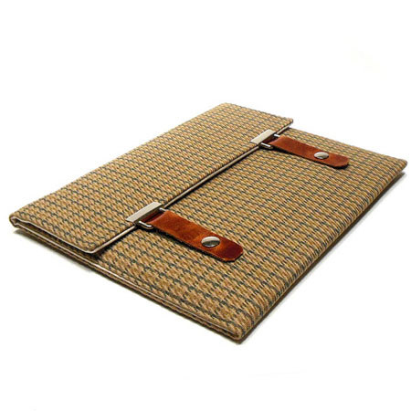 Stash by Mari Forsell iPad Case, Blue and Green Plaid