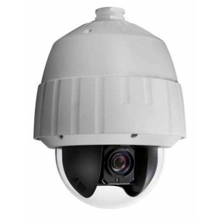 Securitytronix IP-NP302 Outdoor 2MP PTZ Dome Camera, 20x Optical Zoom, White