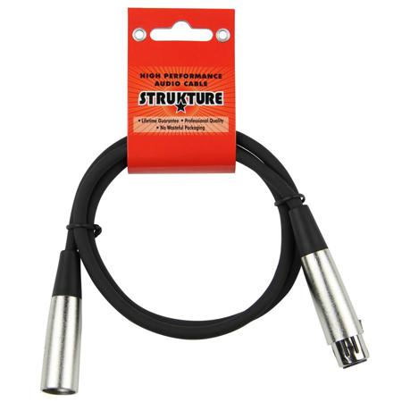 Strukture 3' Rubber Microphone Cable