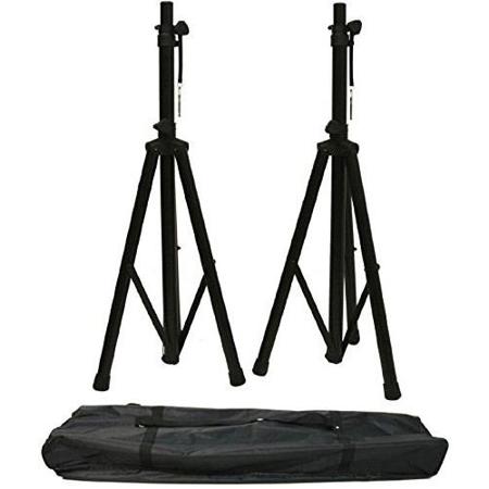 Strukture Heavy Duty Steel Speaker Stands with Nylon Carry Bag