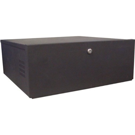 Speco Technologies LB1 16 Gauge Steel Lockbox with Fan for Desktop DVR or VCR