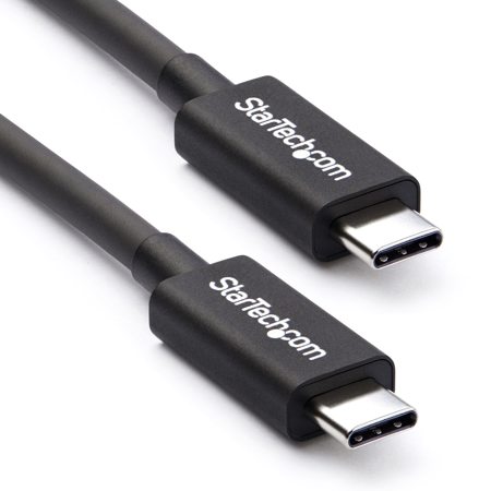 StarTech 1.6' Thunderbolt 3 USB-C Cable, 40Gbps Data Throughput