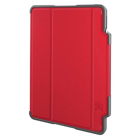 STM Dux Plus Case with Apple Pencil Storage for iPad Pro 12.9" 3rd Gen 2018, Red