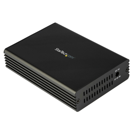StarTech 10GbE Singlemode/Multimode Fiber to Ethernet Media Converter, Black