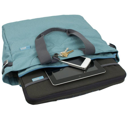 STM Compass 13" Laptop Tote, Small, Bondi Blue