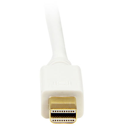 StarTech 3' Male Mini DisplayPort to Male DVI Adapter Converter Cable, White