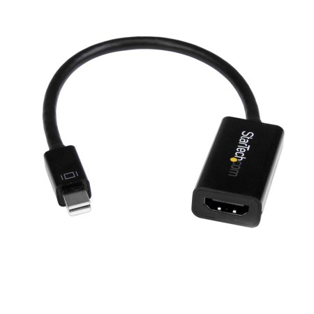 StarTech Mini DisplayPort to HDMI 4K Audio/Video Converter, 7.1 Surround Sound, Black
