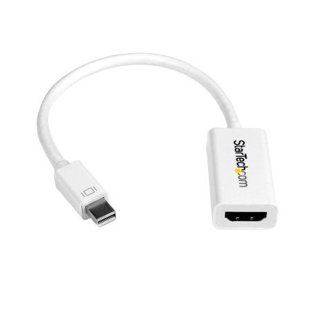 StarTech Mini DisplayPort to HDMI 4K Audio/Video Converter, 7.1 Surround Sound, White