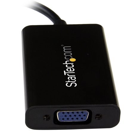 StarTech Mini DisplayPort to VGA Adapter with Audio Port