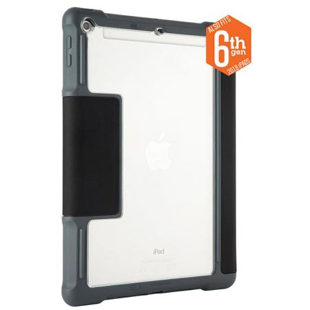 STM Dux Plus Case with Apple Pencil Storage for iPad 6th Gen, Black (Commercial)