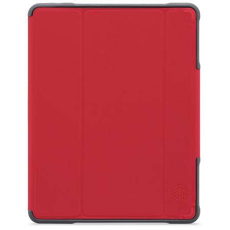 STM Dux Plus Duo Case with Pencil Storage for iPad 6th Gen 9.7" 2018, Red