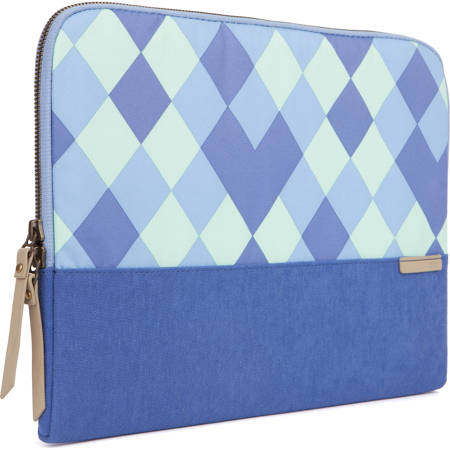 STM Grace Sleeve for 15" Laptop, Blue Diamonds