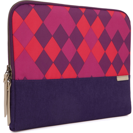 STM Grace Sleeve for 15" Laptop, Purple Diamonds