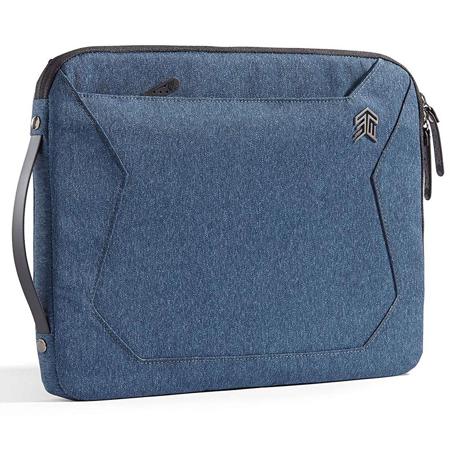 STM Myth Fleece-Lined Sleeve for 15" Laptop, Slate Blue