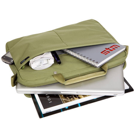 STM Slim Medium 15 inch Laptop Shoulder Bag, Saga