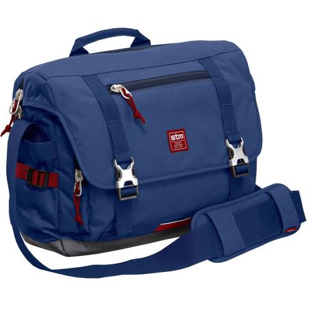 STM Trust 15" Laptop Shoulder Bag, Medium, Navy