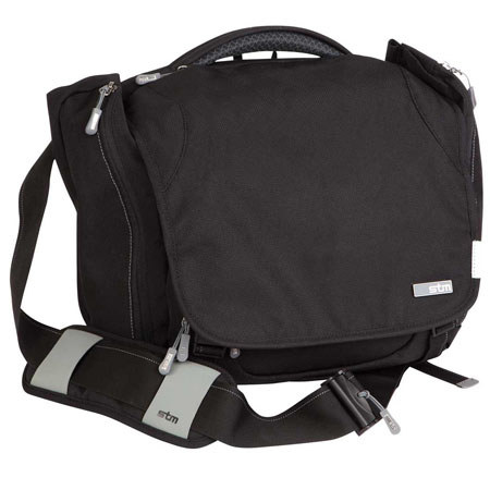 STM Velo 2 Small Laptop Shoulder Bag, Black