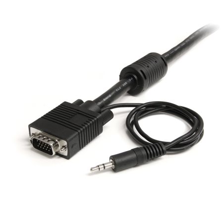 StarTech 30' Coax High Resolution Monitor VGA Cable with Audio, 28 AWG