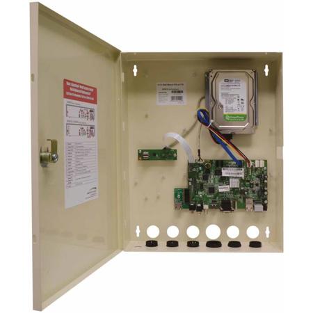 Speco Technologies 4CH H.264 1080p Plug & Play Wall Mount NVR with 9TB HDD