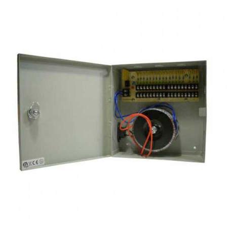 Securitytronix 24VAC 8A 18-Port Camera Power Supply, Ivory