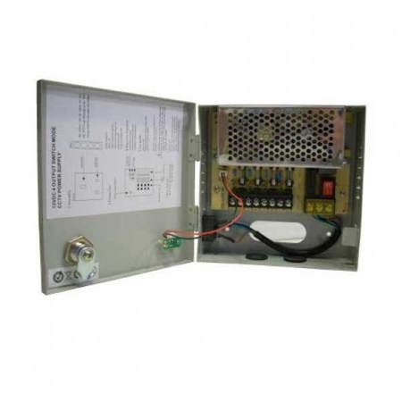 Securitytronix 12VDC 3A 4-Port Camera Power Supply, Ivory