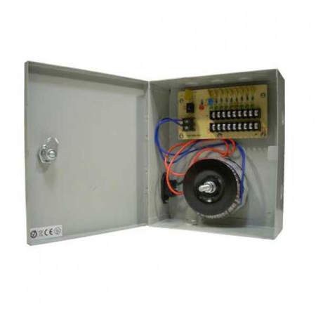 Securitytronix 24VAC 5A 9-Port Camera Power Supply, Ivory