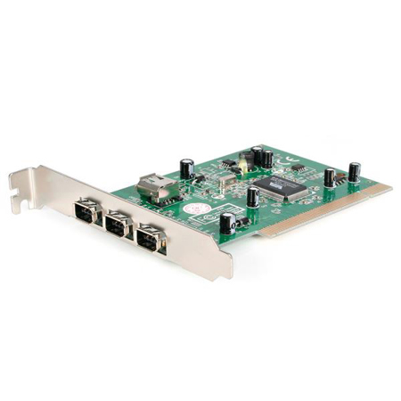 StarTech 4 Port PCI 1394a FireWire Adapter Card with Digital Video Editing Kit