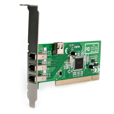 StarTech 4 Port PCI 1394a FireWire Adapter Card with Low Profile Bracket