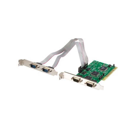 StarTech 4 Port PCI RS232 Serial Adapter Card with 16550 UART