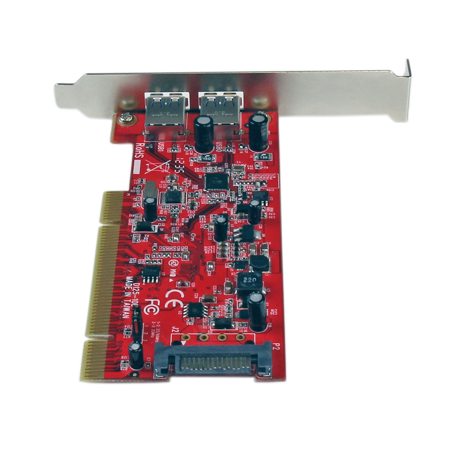 StarTech 2 Port PCI SuperSpeed USB 3.0 Adapter Card with SATA Power